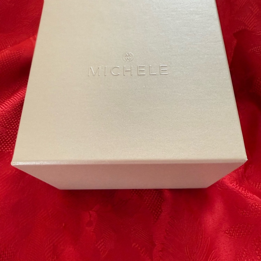 Michele Silver and White Women's Watch - Picture 4 of 7